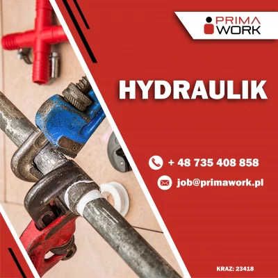 Praca  w Austrii dla  Hydraulików  M/K